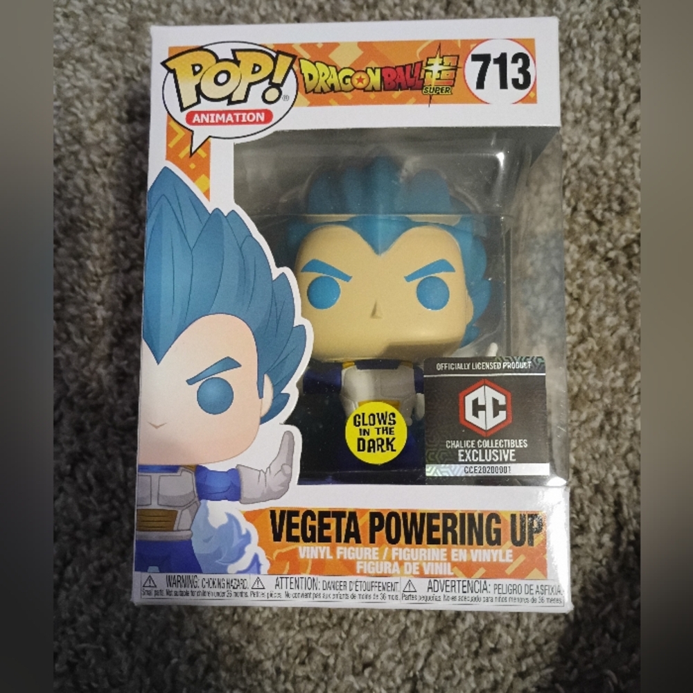 Funko Pop! Vegeta Powering Up Vinyl Figure